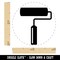 Paint Roller Painting Rubber Stamp for Stamping Crafting Planners